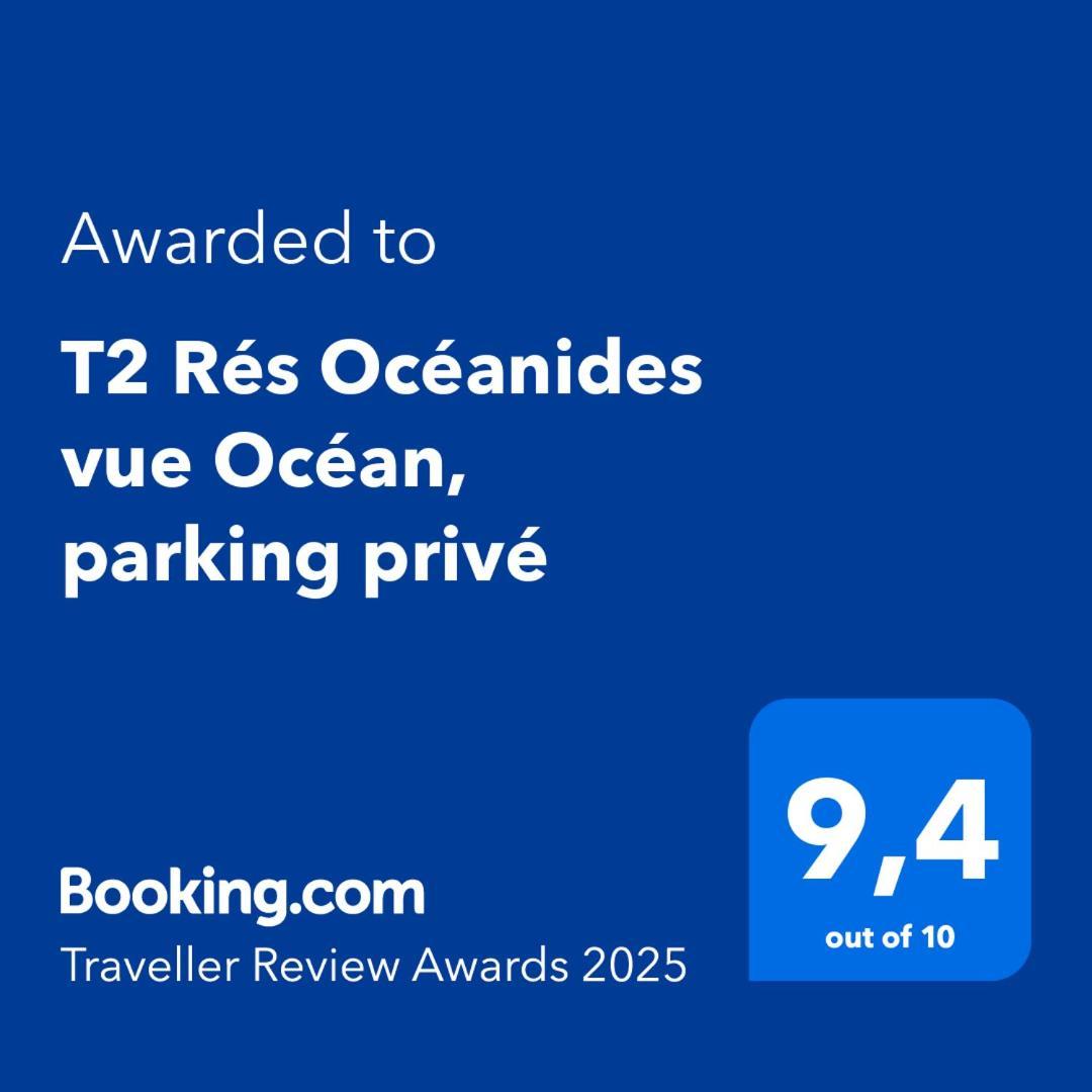 라카노오세앙 T2 Res Oceanides Vue Ocean, Parking Prive 아파트 외부 사진